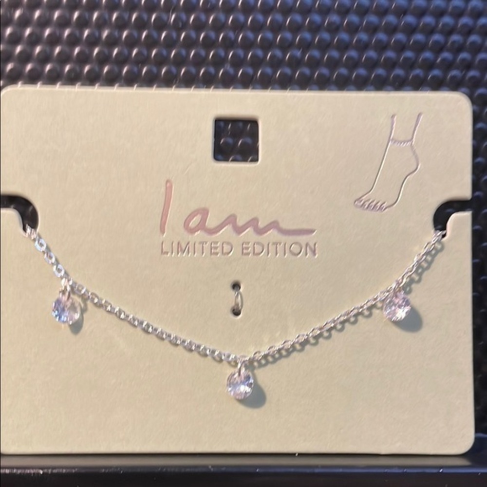 Silver Crystal Charm Bracelet